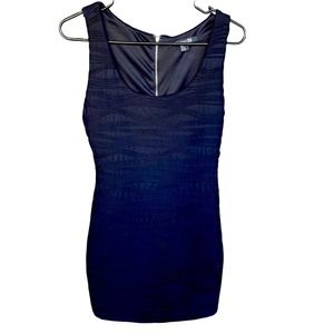 Forever 21 Dress Womens Small Sleeveless Little Black Dress Lined Wavy Bodycon‎